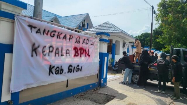 dugaan mafia tanah Sigi